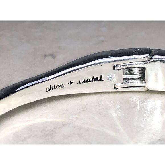 CHLOE & ISABEL Curved Silver Bracelet -B024 - Picture 2 of 4